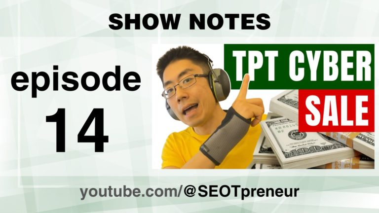 How much did you make? TPT Income Report Cyber Sale UTM links Part 4 – Episode 14