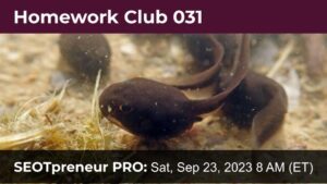 TPT Seller Homework Club #31 Zoom Meeting - SEOTpreneur Pro Sat Sep 23, 2023 8 AM (ET)