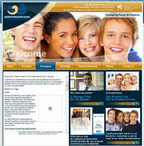 Example of Using Stock Photography on your business website - dentist2
