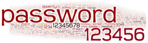 Could your students guess your computer password? Top 10,000 passwords in a Wordle