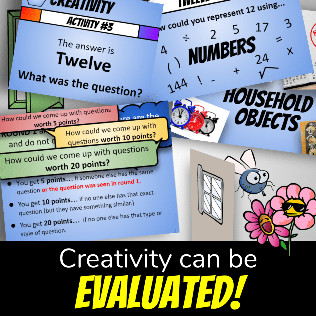 creative lesson plan cover showing sample slides from the lesson and the fly outside with the flowers. 