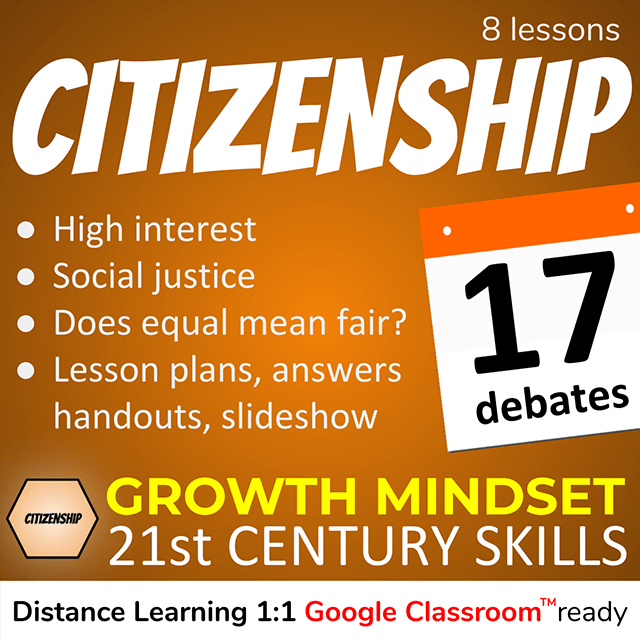 Citizenship Growth Mindset 21st Century Skills product cover